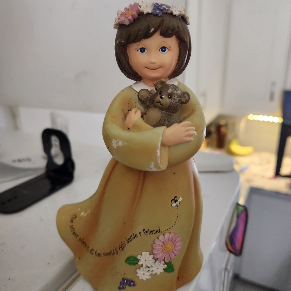Vintage Little Angel ceramic Figure